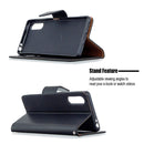 For Sony Xperia L4 Litchi Texture Pure Color Horizontal Flip PU Leather Case with Holder & Card Slots & Wallet & Lanyard(Black)