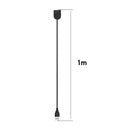 USB Fast Charging Replacement Charger Cable for Xiaomi Band 5/6(CA5446B/CA8856), Cable Length:1m(Black)