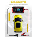 ANHTCzyx 12V 8A / 24V 4A Automobile Battery Charger Motorcycle Battery Repair Type AGM(UK Plug)