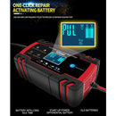 ANHTCzyx 12V 8A / 24V 4A Automobile Battery Charger Motorcycle Battery Repair Type AGM(AU Plug)