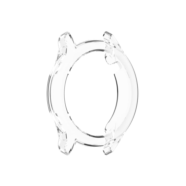 For Huawei Honor Magic watch2 46mm TPU Wrapped Empty Half Case Watch Case(Transparent White)