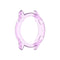 For Huawei Honor Magic watch2 46mm TPU Wrapped Empty Half Case Watch Case(Transparent Purple)