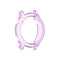 For Huawei Honor Magic watch2 46mm TPU Wrapped Empty Half Case Watch Case(Transparent Purple)