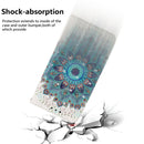 For Xiaomi Redmi Note 9 / Redmi 10X 4G 3D Painted Pattern Magnetic Attraction Horizontal Flip Leather Case with Holder & Card Slot & Wallet & Lanyard(Peacock Wreath)