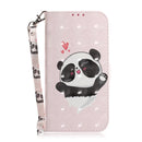 For Xiaomi Redmi Note 9 / Redmi 10X 4G 3D Painted Pattern Magnetic Attraction Horizontal Flip Leather Case with Holder & Card Slot & Wallet & Lanyard(Love-heart Bear)