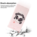 For Xiaomi Redmi Note 9 / Redmi 10X 4G 3D Painted Pattern Magnetic Attraction Horizontal Flip Leather Case with Holder & Card Slot & Wallet & Lanyard(Love-heart Bear)
