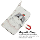 For Xiaomi Redmi Note 9 / Redmi 10X 4G 3D Painted Pattern Magnetic Attraction Horizontal Flip Leather Case with Holder & Card Slot & Wallet & Lanyard(Cute Cat)