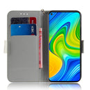 For Xiaomi Redmi Note 9 / Redmi 10X 4G 3D Painted Pattern Magnetic Attraction Horizontal Flip Leather Case with Holder & Card Slot & Wallet & Lanyard(Cute Cat)