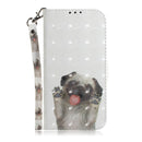 For Xiaomi Redmi Note 9 / Redmi 10X 4G 3D Painted Pattern Magnetic Attraction Horizontal Flip Leather Case with Holder & Card Slot & Wallet & Lanyard(Pekingese Dag)
