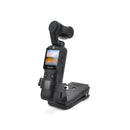 For DJI OSMO Feiyu Pocket STARTRC Camera Body Expansion Accessories Bracket Backpack Clip Set(Black)