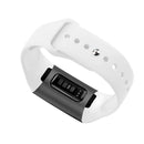 For Fitbit Charge 3 18mm Solid Color Silicone Watch Band A(White)