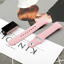 For Fitbit Charge 3 18mm Solid Color Silicone Watch Band A(Pink)