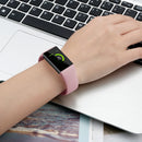 For Fitbit Charge 3 18mm Solid Color Silicone Watch Band A(Rose Pink)