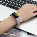 For Fitbit Charge 3 18mm Solid Color Silicone Watch Band A(Light Grey)