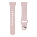 For Fitbit Charge 3 18mm Solid Color Silicone Watch Band A(Sand Powder)