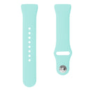 For Fitbit Charge 3 18mm Solid Color Silicone Watch Band A(Teal)