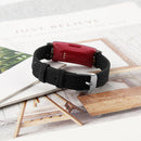 For Fitbit Inspire HR Nylon Canvas Strap Metal Connector Size: Small Size(Black)