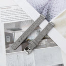 For Fitbit Inspire HR Nylon Canvas Strap Metal Connector Size: Small Size(Light Ggray)