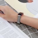 For Fitbit Inspire HR Nylon Canvas Strap Metal Connector Size: Small Size(Light Ggray)