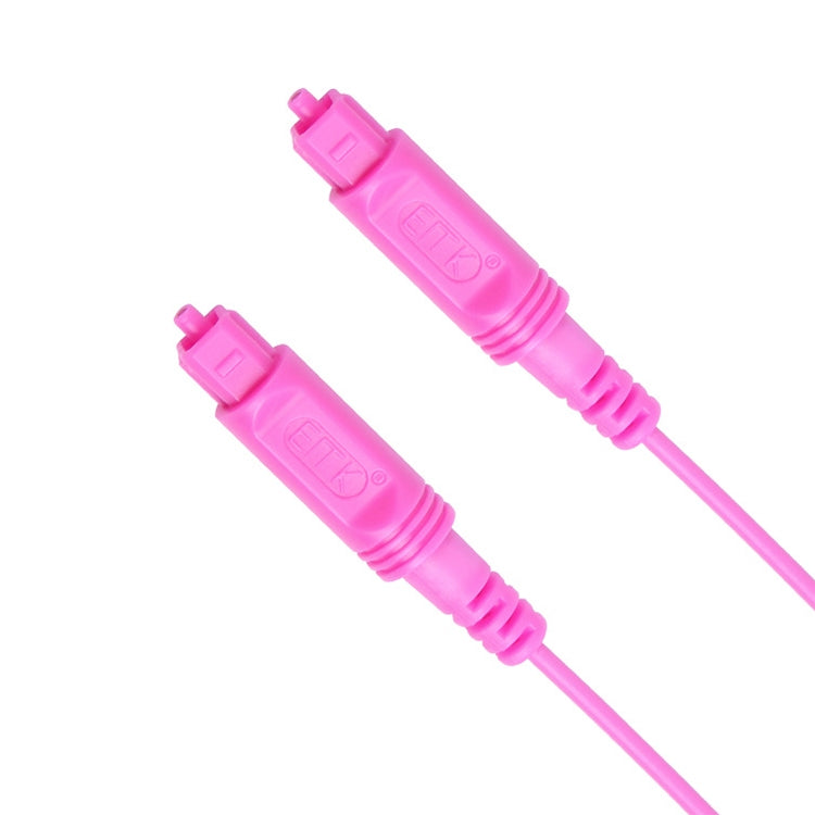 3m EMK OD2.2mm Digital Audio Optical Fiber Cable Plastic Speaker Balance Cable(Pink)