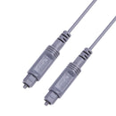 3m EMK OD2.2mm Digital Audio Optical Fiber Cable Plastic Speaker Balance Cable(Silver Grey)