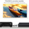1.5m EMK OD4.0mm Square Port to Square Port Digital Audio Speaker Optical Fiber Connecting Cable(Black)