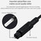 1.5m EMK OD4.0mm Square Port to Square Port Digital Audio Speaker Optical Fiber Connecting Cable(Sky Blue)