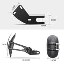 Motorcycle Stainless Steel Modified Rear Wheel Fender Dustproof Splash Flaps Mudguards Fender Guard, Style:C Style Foot