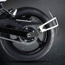 Motorcycle Stainless Steel Modified Rear Wheel Fender Dustproof Splash Flaps Mudguards Fender Guard, Style:D Style Foot