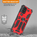 For Samsung Galaxy A51 Shockproof TPU + PC Magnetic Protective Case with Holder(Rose Gold)