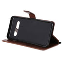 For LG V60 ThinQ 5G Tree & Cat Embossed Pattern Horizontal Flip Leather Case with Holder & Card Slots & Wallet & Lanyard(Coffee)