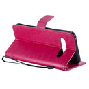 For LG V60 ThinQ 5G Tree & Cat Embossed Pattern Horizontal Flip Leather Case with Holder & Card Slots & Wallet & Lanyard(Rose Red)