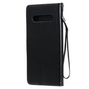 For LG V60 ThinQ 5G Tree & Cat Embossed Pattern Horizontal Flip Leather Case with Holder & Card Slots & Wallet & Lanyard(Black)