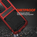 For Samsung Galaxy S20 Ultra R-JUST Waterproof Shockproof Dustproof Metal + Silicone Protective Case(Red)