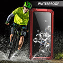 For Samsung Galaxy S20 Ultra R-JUST Waterproof Shockproof Dustproof Metal + Silicone Protective Case(Red)