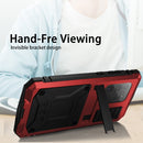 For Samsung Galaxy S20 Ultra R-JUST Waterproof Shockproof Dustproof Metal + Silicone Protective Case(Red)