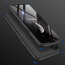 For OPPO Realme C3 GKK Three Stage Splicing Full Coverage PC Protective Case(Black)