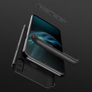 For OPPO Realme C3 GKK Three Stage Splicing Full Coverage PC Protective Case(Black)