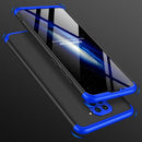 For Xiaomi Redmi Note 9 4G International Version / Redmi 10X 4G GKK Three Stage Splicing Full Coverage PC Protective Case(Black Blue)