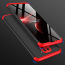 For Xiaomi Redmi Note 9 4G International Version / Redmi 10X 4G GKK Three Stage Splicing Full Coverage PC Protective Case(Black Red)