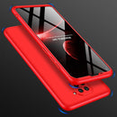 For Xiaomi Redmi Note 9 4G International Version / Redmi 10X 4G GKK Three Stage Splicing Full Coverage PC Protective Case(Red)
