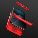 For Xiaomi Redmi Note 9 4G International Version / Redmi 10X 4G GKK Three Stage Splicing Full Coverage PC Protective Case(Red)