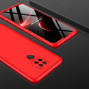 For Xiaomi Redmi Note 9 4G International Version / Redmi 10X 4G GKK Three Stage Splicing Full Coverage PC Protective Case(Red)
