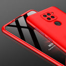 For Xiaomi Redmi Note 9 4G International Version / Redmi 10X 4G GKK Three Stage Splicing Full Coverage PC Protective Case(Red)