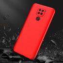 For Xiaomi Redmi Note 9 4G International Version / Redmi 10X 4G GKK Three Stage Splicing Full Coverage PC Protective Case(Red)
