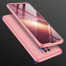 For Xiaomi Redmi Note 9 4G International Version / Redmi 10X 4G GKK Three Stage Splicing Full Coverage PC Protective Case(Rose Gold)