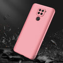 For Xiaomi Redmi Note 9 4G International Version / Redmi 10X 4G GKK Three Stage Splicing Full Coverage PC Protective Case(Rose Gold)