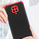 For Xiaomi Redmi Note 9 Pro Max / Note 9s GKK Three Stage Splicing Full Coverage PC Protective Case(Black Silver)
