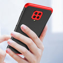 For Xiaomi Redmi Note 9 Pro Max / Note 9s GKK Three Stage Splicing Full Coverage PC Protective Case(Black Silver)