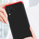 For Huawei P40 Lite / Nova 6se / 7i GKK Three Stage Splicing Full Coverage PC Protective Case(Black Blue)